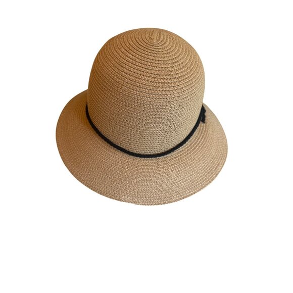Furtalk Womens Wide Brim Straw Hat Adjustable Chin Strap Sun Garden - Picture 2 of 4